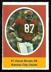 1972 Sunoco Stamps      280     Aaron Brown